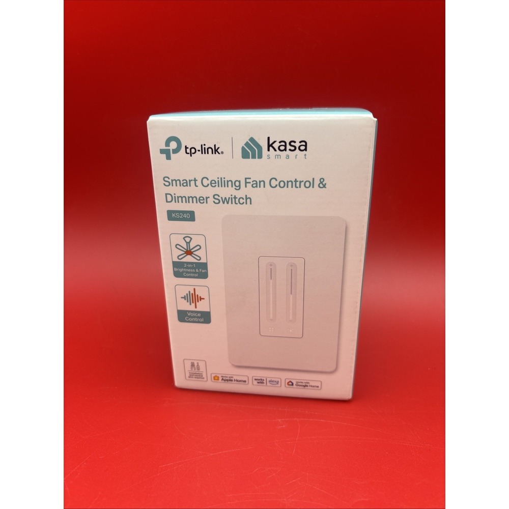 TP-LINK KASA SMART Ceiling Fan Control & Dimmer Switch
